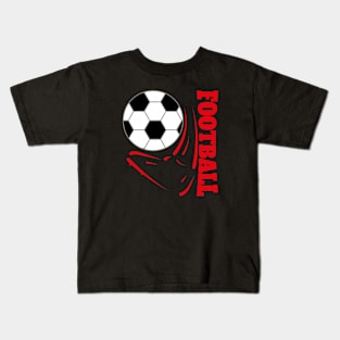 Football Foot - Red Kids T-Shirt